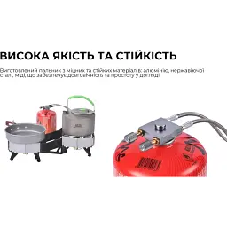 Газовий пальник BRS подвійний (BRS-32) - мініатюра 4