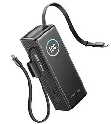 Павербанк EcoFlow RAPID Power Bank з кабелями Black 25 000 mAh / 170 Вт (EF-RAPID25K100W-B-EU) - мініатюра 2
