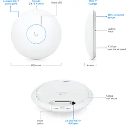 Точка доступу Wi-Fi Ubiquiti UniFi 7 PRO (U7-PRO) - мініатюра 9