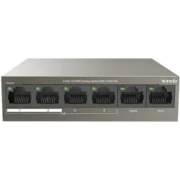 Комутатор мережевий Tenda TEF1106P-4-63W - мініатюра 2
