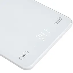 Ваги кухонні Adler AD 3177 white електронні/10кг/г; мл, унція/ USB type C/ автовимкнення/ скло - мініатюра 4