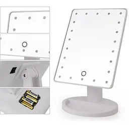 Дзеркало для макіяжу Supretto з LED-підсвічуванням прямокутне (7923) - мініатюра 3