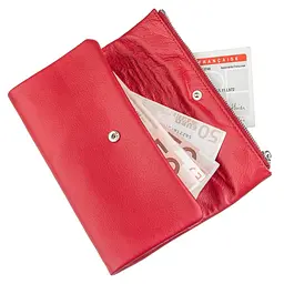 Шкіряний жіночий гаманець ST Leather 20091 червоний - мініатюра 5