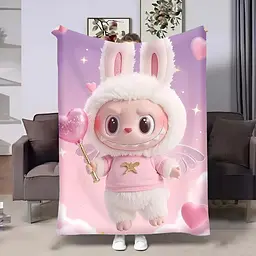 Плед 3D Лабубу №18 м’який плюшевий подарунковий 160×200 см
