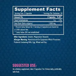 Корінь буряка Haya Labs Beet Root 500 мг 100 капсул - мініатюра 3