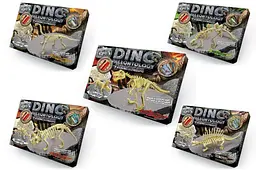 Набір для розкопок DP-01-01,02,03,04,05 "DINO PALEONTOLOGY" великий DANKO