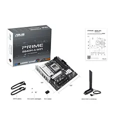 Материнcька плата PRIME B840M-A WIFI sAM5 B840 4xDDR5 M.2 HDMI DP Wi-Fi BT mATX Asus teh0018975 - мініатюра 3
