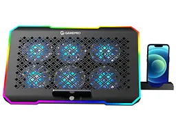 Охолоджувальна підставка для ноутбука до 15,6 дюймів GamePro GPCP-660 6xfans - мініатюра 2