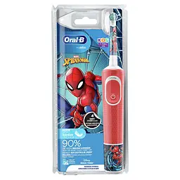 Електрична зубна щітка Oral-B Kids Spiderman D100.413.2K - мініатюра 2