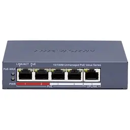 Комутатор мережевий Hikvision (DS-3E0105P-E/M(C)