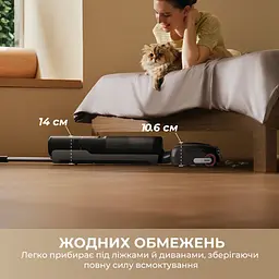 Бездротовий миючий пилосос Dreame H15 Pro FoamWash - мініатюра 8