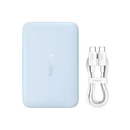 Повербанк Baseus магнітний блакитний 22.5 Вт 10000 mAh - мініатюра 3