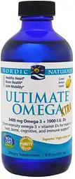 Омега 3 Nordic Naturals Omega Xtra 237 мл лимон