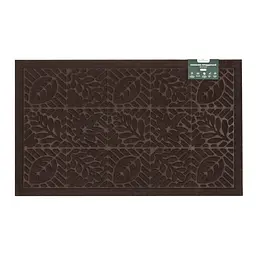 Килимок придверний Eco Fabric Листя без кромки коричневий 45 х 75 см (4575-006)