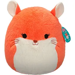 М'яка іграшка Squishmallows Шиншила Еріка 30 см помаранчева (SQCR06756) - мініатюра 6