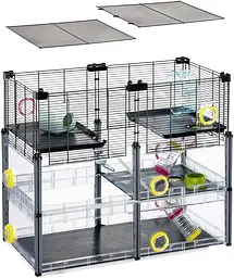 Клітка Ferplast Multipla Hamster Crystal для хом`яків та мишей - мініатюра 4