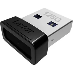 USB флеш-накопичувач Lexar JumpDrive S47 128GB USB-A 3.1 (LJDS47-128ABBK) - мініатюра 2