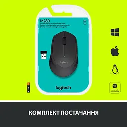 Бездротова миша Logitech M280 Wireless Black (910-004287) - мініатюра 8