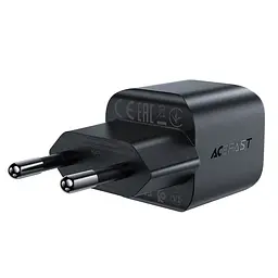 Зарядний пристрій Acefast A73 mini Type-C PD20W GaN чорний - мініатюра 5