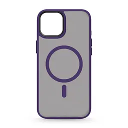 Чехол для Apple iPhone 15 Plus, Uniq MagCase, фиолетовый, противоударный, панель-накладка с MagSafe, ударопрочный TPU+PC, с магнитом MagSafe, поддержка полноценной беспроводной зарядки, ArmorStandart (ARM75312)