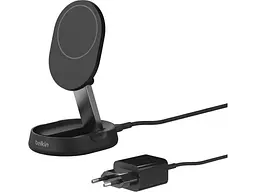 Бездротовий зарядний пристрій Belkin 15 Вт Magnetic Stand Qi2 Black (WIA008vfBK) - мініатюра 9