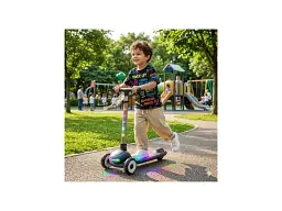 Самокат Kidilo LED Lights, Black (001012782939) - мініатюра 6
