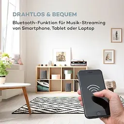 Програвач вінілу Auna Birmingham HiFi (10034090) - мініатюра 10