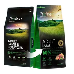 Корм сухий Profine Lamb and Potatoes для дорослих собак усіх порід, з ягнятиною та картоплею, 12 кг - мініатюра 4