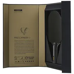 Ракетка для настільного тенісу Stiga Pro Carbon Plus 5 Star FL (1215-2820-01) - мініатюра 3