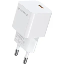 Зарядний пристрій 1xUSB-С 20W PD білий Choetech - мініатюра 2