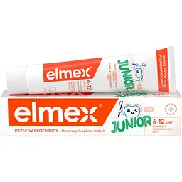 Дитяча зубна паста Elmex Junior від 6 до 12 років 75 мл (4007965560606) - мініатюра 1