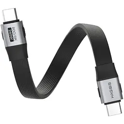 Кабель Hagibis UCD6 USB4 USB-C to USB-C 0.50m [159891]