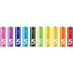 Батарейка ZMI ZI5 Rainbow Alkaline Battery AA 10шт. (NQD4000RT) - мініатюра 3