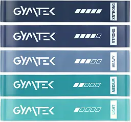Набір резинок для фітнесу Gymtek 0,5-30кг синій