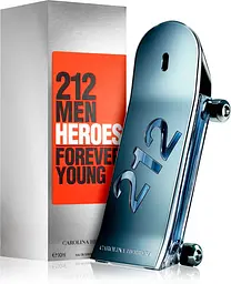 Оригінал Carolina Herrera 212 Heroes Man 90 мл Туалетна вода - мініатюра 2