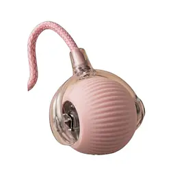 Іграшка для котів Me&Pet Інтерактивний м'яч з мотузкою рожевий (NMP-47P)