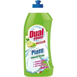 Бальзам для миття посуду DUAL POWER 1л Green Lemon