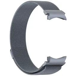 Ремінець металевий для смарт-годинника Google Pixel Watch 40,42,43,44,45,46,47 mm, Milanese Magnetic, сірий, міланська петля, браслет на магнітній застібці, сумісний з годинником Google Pixel Watch, для моделей з розміром корпусу 40,42,43,44,45,46 - мініатюра 4