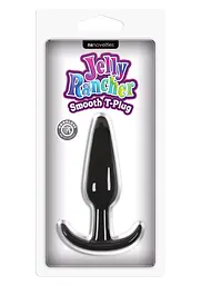 Анальна пробка Jelly Rancher T-Plug Smooth 10.9 см (чорний) - мініатюра 2