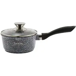Ківш Zauberg алюмінієвий з мармуровим покриттям і кришкою сірий 1.3 л (0716 SN)