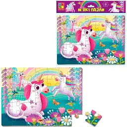 М’які пазли Vladi Toys Єдинороги 35 елементів VT1102-34 - мініатюра 3