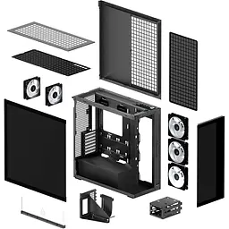 Корпус Arctic Xtender VG Mirror Black (ACPCC00019A) [143246] - мініатюра 8