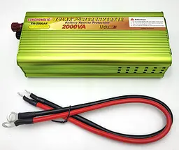 Автоінвертор-перетворювач напруги 12 V-220 V 2000 Вт і USB-виходом 12 V у 220 V 2000 W модифікована синусоїда SUNCHONGLIC Power Inverter - мініатюра 1