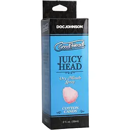Зволожувальний спрей оральний Doc Johnson GoodHead - Juicy Head Dry Mouth Spray - Cotton Candy 59 мл - мініатюра 2