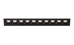 Світильник точковий врізний KLOODI KD-POINT 10X2 20W 4K BK - мініатюра 2