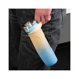 Пляшка для води Kite K26, 760 мл, бежево-синя (K26-1200-1) - мініатюра 5