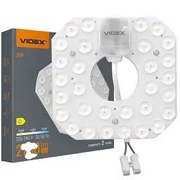 LED модуль для світильників 20W Videx 3000-4000-6500K білий (VL-MLC-20C)