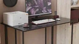 Комп'ютерний стіл Ханна 75x140x60 білий ДСП Сосна Кембра 16мм FRD-104014 - мініатюра 2