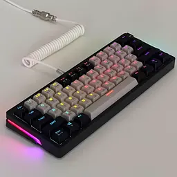 Ігрова механічна клавіатура Kondor Starlight / Дротове підключення / Brown Switch / White Black - мініатюра 4