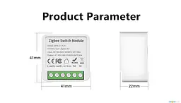 Реле Zigbee Tuya Smart Switch бездротовий вимикач 16 А - мініатюра 5